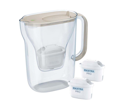 Filxhani filtrues Brita Style Essential, 2.4L, me 2 filtra Maxtra Pro, bezhë