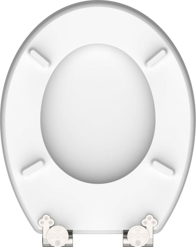 Ulcë tualeti SCHÜTTE High Gloss, MDF, mbyllje soft close, gri çelik