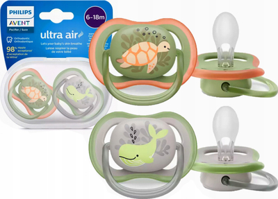 Qetësues Philips Avent Ultra Air SCF085/60, 6–18 mujsh, set 2 copë, për çuna