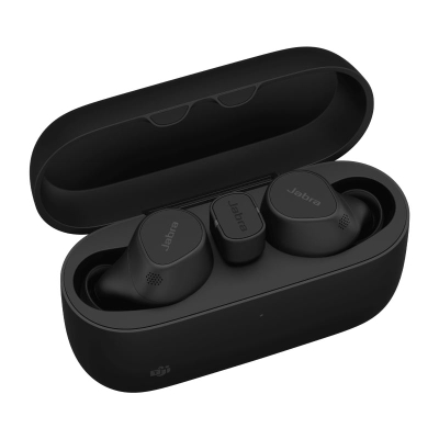 Kufje pa tel Jabra Evolve2 Buds, USB C, të certifikuara për Microsoft Teams, të zeza