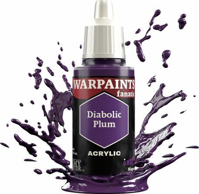 Ngjyrë akrilike The Army Painter Warpaints Fanatic Diabolic Plum, 18ml, lejla e errët