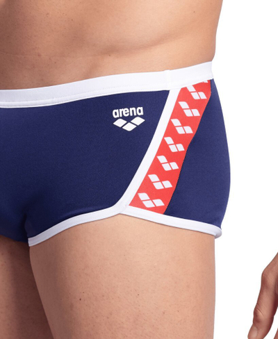 Rroba banjo meshkuj Arena Icons Low Waist, M, blu e kuqe