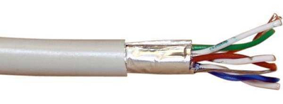 Kabllo rrjeti InLine Patch Cable, Cat.5e F/UTP, 300m, gri