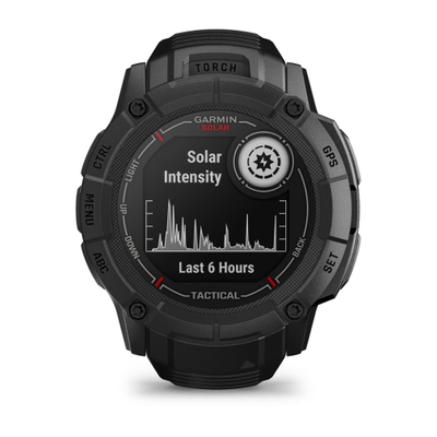 Orë sportive Garmin Instinct 2X Solar Tactical, GPS, karikim solar, e zezë