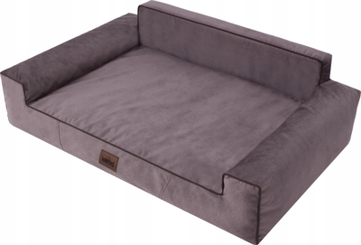 Shtrat për qentë Hobbydog Velvet Dog Bed XL, 98x66 cm, gri