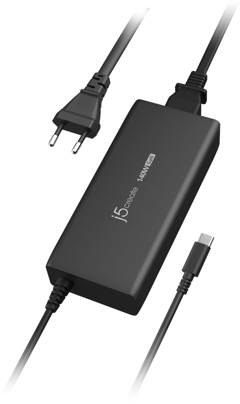 Karikues USB C j5create JUP17140, 140W GaN, PD 3.1, i zi