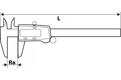 Gjerësi elektronik Topex 31C628, 150mm, saktësi 0.02mm