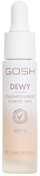 Fondatinë GOSH Dewy Foundation Drops 002, efekt dewy, 12 ml