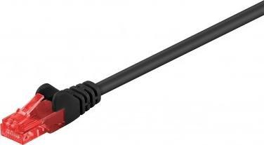 Kabllo rrjeti Goobay CAT 6 Patch, U UTP, e zezë