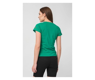 Bluzë femrash PEGAS Ladies T Shirt Family Of Deer, XS, jeshile