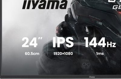 Monitor gaming Iiyama G-MASTER GB2441HSU, 24", Full HD 144Hz, i zi