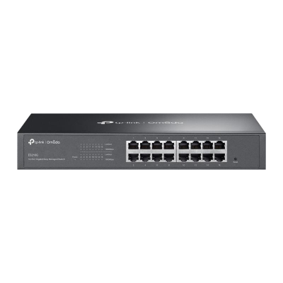 Switch rrjeti TP-Link Omada ES216G, 16 porta Gigabit, i menaxhuar, i zi