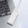 HUB USB Orico PAPW4A-C3, 4 porte USB-A 3.0, USB-C, 1.8m, i bardhë