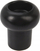 Mbajtëse qiriri Home and Styling Collection, qeramike 8.5cm, e zezë