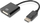 Adapter video Digitus Active, DisplayPort në DVI, Full HD 1080p, i zi