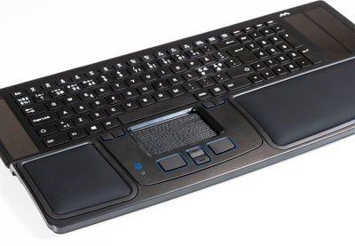 Ергономски глушец Mousetrapper Prime, Bluetooth, 8 програмирливи копчиња, црн
