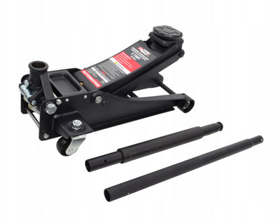 Krik hidraulik dyshemeje low profile, 2T, 85-430mm, me dy pistona, i zi