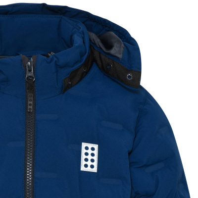 Xhaketë dimri për kalamaj Lego Wear Jipe 706 Jr 22879, me pupla, që s’e merr uji, blu