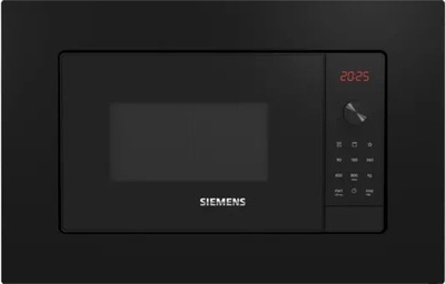 Furrë me mikrovalë e integruar Siemens BE623LMB3, 60 cm, panel digjital, e zezë