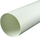 Kanal ventilimi Euro3plast Ventilation Technology, diametër 125mm, plastikë ABS, i bardhë