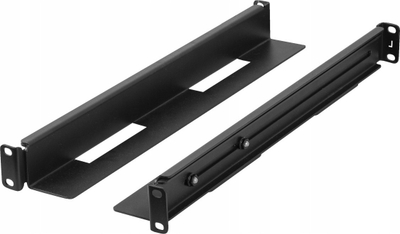 Shina montuese rack Lanberg AK-1901-B, set për kabinet 19", metalike, të zeza