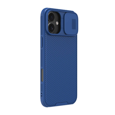 Mbrojtëse telefoni Nillkin CamShield Pro Magnetic, për iPhone 16, MagSafe, blu