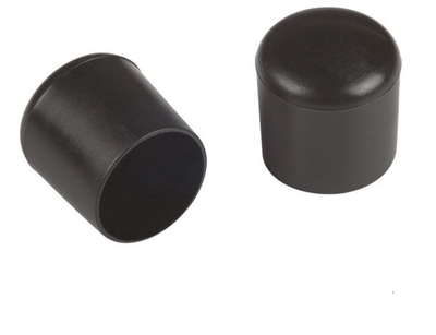Kapakë tubash Fix-o-moll Pipe Caps, 18 mm, set 4 copë, të zinj