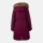 Parka dimri për goca Huppa Mona 2, me kapuç me gëzof, madhësia 140 cm, ngjyrë vishnje