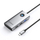 Hub USB C Orico PW11 5P, 3x USB A, HDMI 4K, gri argjendtë