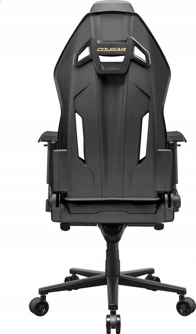 Karrige gaming Cougar Hotrod Royal, lëkurë sintetike, krahë që rregullohen, e zezë me ari