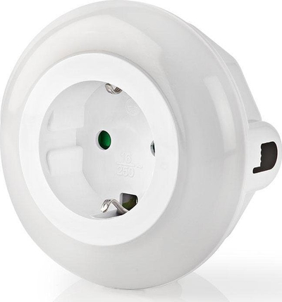 Dritë nate Nedis LED me sensor lëvizje, plug-in, e bardhë