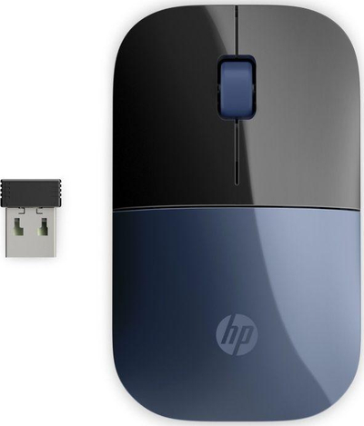 Maus HP Z3700, wireless, USB, i zi dhe i kaltërt
