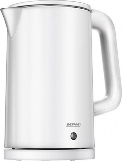 Çajnik elektrik MPM MCZ-105, 1.7L, 2200W, i bardhë