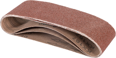 Rrip zmerile me brez Forte Tools 15535643, 75x533 mm, granulim 100, set 3 copë