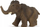 Figurë lodër PAPO Dinosaurs Young Mammoth, PVC, shumëngjyrëshe
