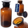 Kavanoz qelqi ORION 0.5L, qelq amber, kafe transparent