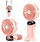Ventilator dore İnca IMF-12P, USB, 4 shpejtësi, 1200mAh, rozë