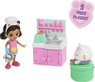 Figurë lodër Spin Master Gabby’s Dollhouse Cooking Gabby, set i vogël, shumëngjyrëshe