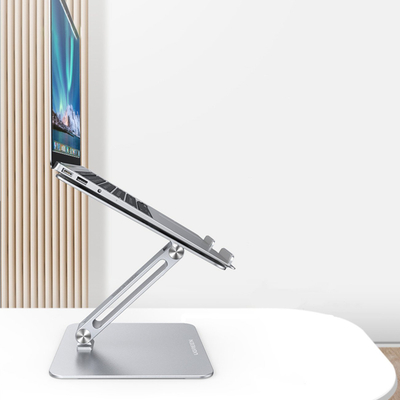 Mbajtëse laptopi Ugreen LP339, aliazh alumini, 13-17.3", e argjendtë
