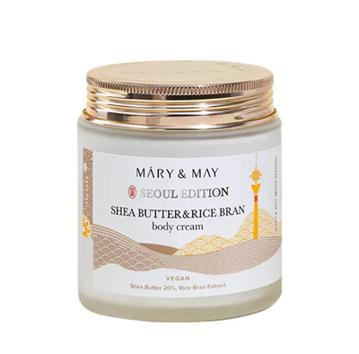 Krem trupi Mary &amp; May Shea Butter &amp; Rice Bran Seoul Edition, 250ml