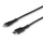 Kabllo USB StarTech RUSBCLTMM1MB, USB C në Lightning, 1 m, i zi