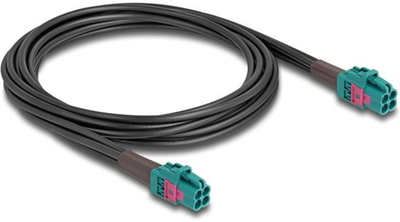 Kabllo rrjeti Wantec Flat CAT6A, 1.5 m, F/UTP, e zezë