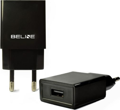 Karikues Beline 1xUSB 1A, i zi (Beli0009)