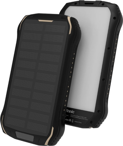 Powerbank diellor Vinnic SACA PEAK, 20000mAh, IP65, i zi