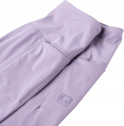 Legginsa sportivë për goca IQ Lemini W, me bel t’artë, najlon me elastan, lejla