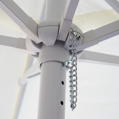 Çadër dielli HomeMarkt HM6001, metalike, diametër 2 m, ecru