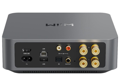 Amplifikator streaming stereo WiiM Amp Pro, hi fi, Space Grey