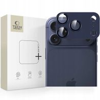 Mbrojtëse kamerë Tech-Protect Camfull Fit+, për iPhone 17 Pro, alumini dhe xham, blu