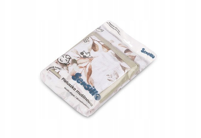 Set pelena muslini BabyOno Muslin Diaper Trio EG-0101, 3 copë, pambuk 100%