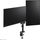 Mbajtës tavoline Neomounts DS60-425BL2, për 2 monitorë 17"-27", VESA 75x75 100x100, i zi